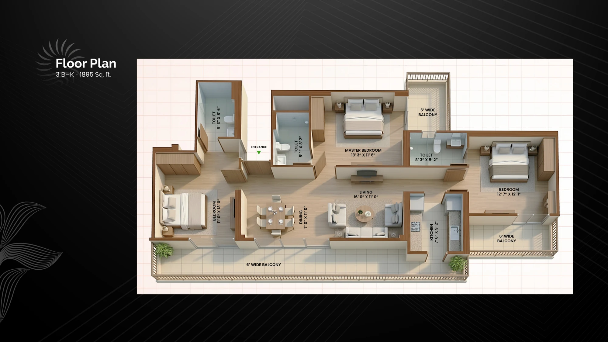 The Aerth by Aura — floor / unit plan 3