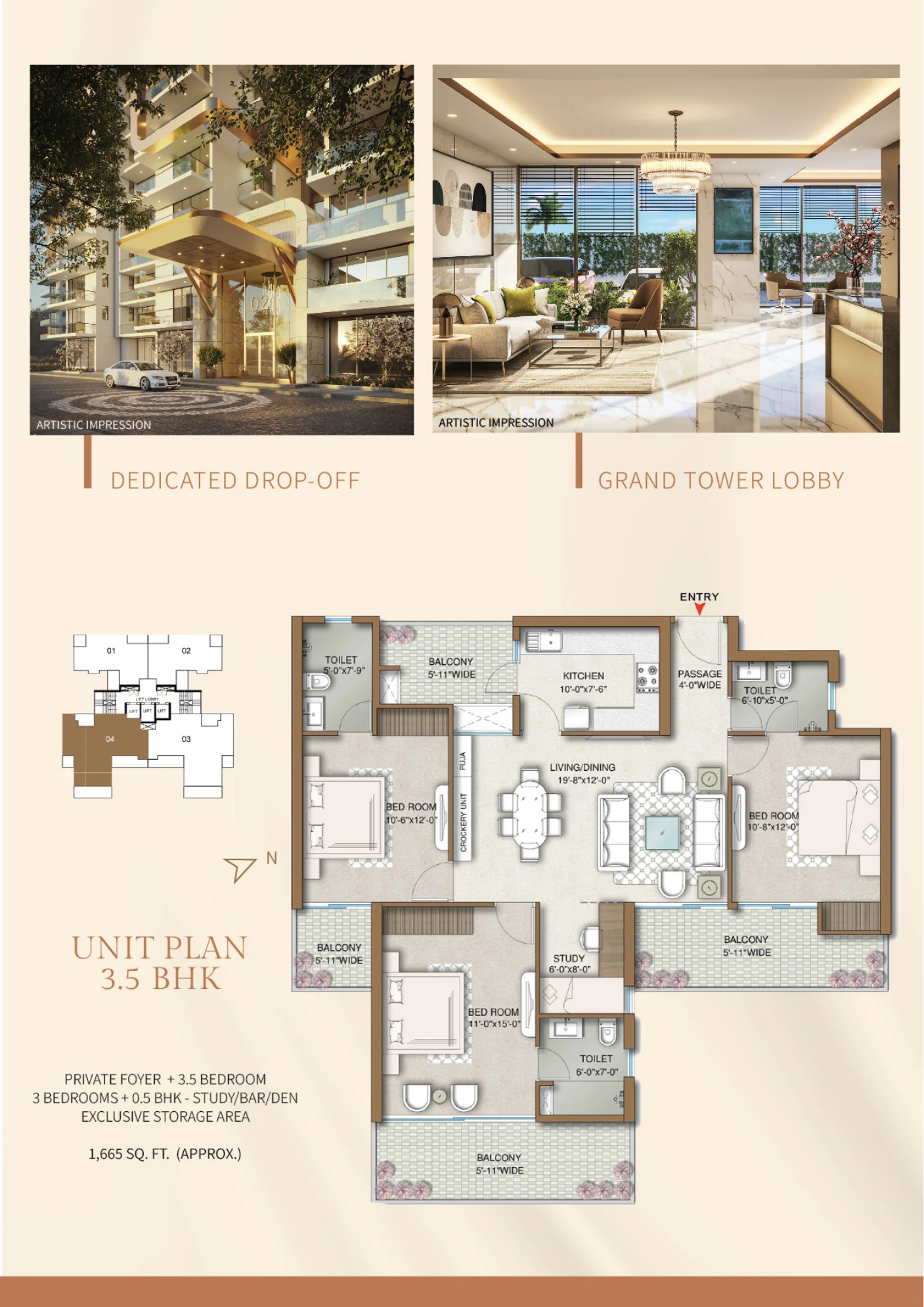 M3M Capital — floor / unit plan 1